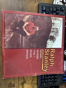 RALPH STANLEY & THE CLINCH MOUNTAIN BOYS DOWN WHERE THE RIVER BENDS VINYL "AS IS - Imagen 1 de 4