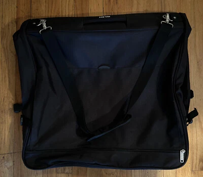 Delsey 42" Black Carry On Shoulder Garment Bag - Image 1 of 4