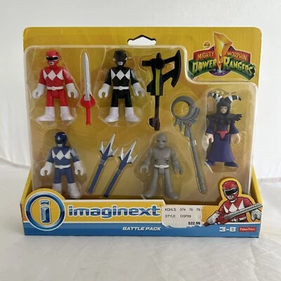 Fisher Price Imaginext Mighty Morphin Power Rangers Battle Pack Nuevo Foto 1 de 4