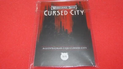Games Workshop Warhammer Quest Cursed City Art Card Pack 5 cartas nuevas impresiones nuevas en caja Foto 1 de 3