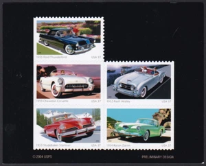 Photo Color Essay, USA Sc3935a Sporty Car of the 1950s, Automobile - Picture 1 of 1