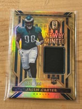2023 Panini Gold Standard Jalen Carter Newly Minted, RC, Patch /399, Eagles 🔥