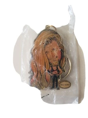 1999 1ST EDITION WWF WRESTLING BIG SEXY NASH PINHEAD'S NOS GOLD TONE KEYCHAIN  - Image 1 of 3