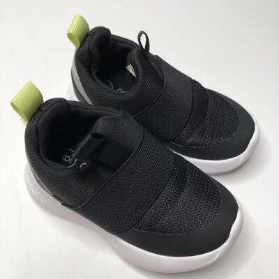 Zapatos cómodos para niños pequeños Cat & Jack deslizables negros cierre elástico talla 6 Foto 1 de 4