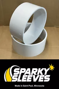 PVC Drift Trike Sleeves 10.75" Diameter 5" Wide 1/2" Thick with Square 90º Edges - Picture 1 of 6