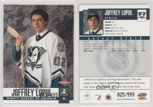 2003-04 Pacific /999 Joffrey Lupul #351 Rookie RC