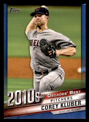 2020 Topps Corey Kluber  Decades' Best (Series 2)  #DB-99 Cleveland Indians - Image 1 of 2