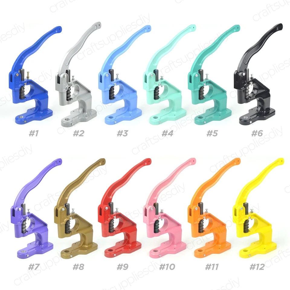 Hand Press for Double Cap Rivets, Eyelet Grommet, Rhinestone Rivets Snaps Setter - Image 1 of 4