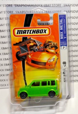 Matchbox Metallic Green Scion 2007 xB, serie MBX METAL, MBX #7, bonita tarjeta, rara Foto 1 de 4
