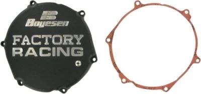 Cubierta de embrague Boyesen Factory negra CC12B para Kawasaki KX250 1993-2003 Foto 1 de 3