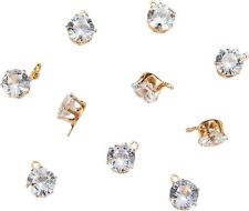 20x Cubic Zirconia Pendant Charms for Earrings Bracelet Necklace Jewelry Making