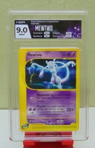 2002 Pokemon Expedition #56/165 MEWTWO Rare Non-Holo HGA Graded MINT 9 - Picture 1 of 2