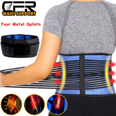 Corrector de Postura Ajustable Soporte de Espalda Baja Cinturón Unisex CFR Foto 1 de 4