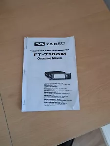 Yaesu Ft 7100 manual - Zdjęcie 1 z 1
