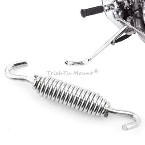 Chrome Kickstand Stand spring Fit for Harley Sportster Custom XL1200C #XL883N 48 - Picture 1 of 17