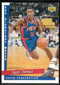 Isiah Thomas - Detroit Pistons - Upper Deck 1993 Signature Moves # 245 - Picture 1 of 2