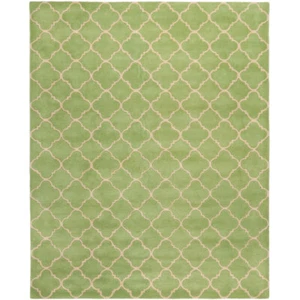 SAFAVIEH Chatham Collection CHT935B Handmade Green Rug - Picture 1 of 26