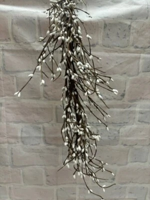 Guirnalda Pip Berry Blanca 4' BOLSAS BAYAS Foto 1 de 2