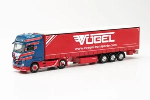 Herpa camion MB Actros 18 giga taglia ksz uccellini 315418 - Foto 1 di 1