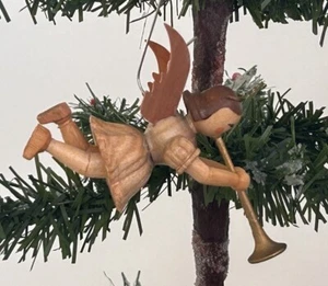 1993/24 Schwebeengel mit Posaune/Fanfare Kurzrockengel Fa. Blank Erzgebirge - Bild 1 von 1