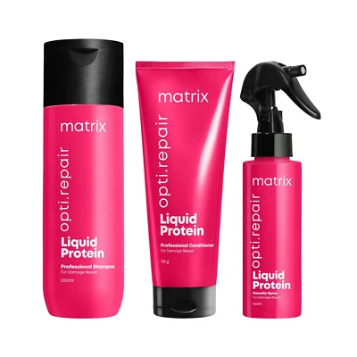 Matrix Opti.Repair Professional Shampoo + Conditioner +Spray With Liquid Protein - Image 1 of 4