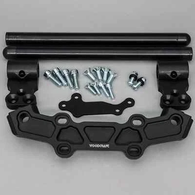 YAMAHA 2014-2016 FZ-09 WOODCRAFT CLIPON HANDLEBAR ADAPTER PLATE - 1" MOUNT - Image 1 of 4