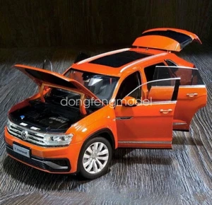1/18 Scale For VW Volkswagen TERAMONT X 2019 Orange Diecast Car Model Toy Gift - Picture 1 of 5