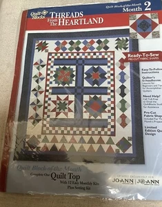 Kit Bloque de Edredón del Mes Hilos Del Heartland Joann Mes 2 - Imagen 1 de 2