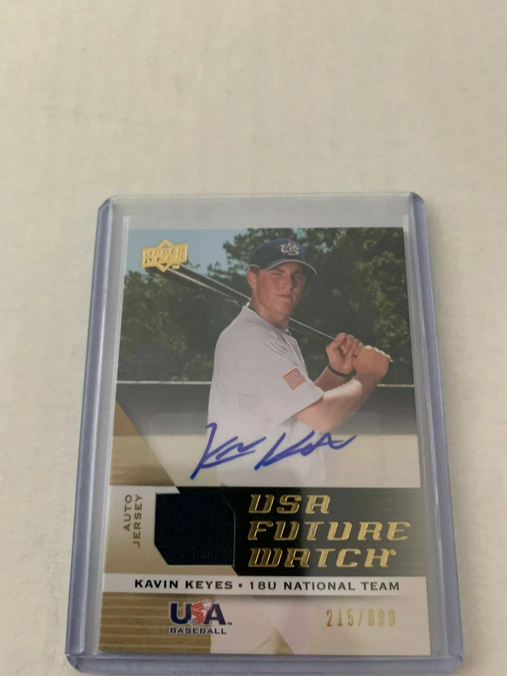 Kavin Keyes 2009 USA Future Watch Jersey Auto Card #UFWA-31 Serial #215/899 - Image 1 of 1