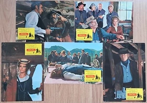 Once Upon a Time in the West ORIGINAL '69 Spain 5 LOBBY CARDS Sergio Leone  - Picture 1 of 4