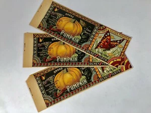ONEIDA CO. Butterfly Brand GOLDEN PUMPKIN LABEL, Olney & Floyd || Westernville, - Picture 1 of 6