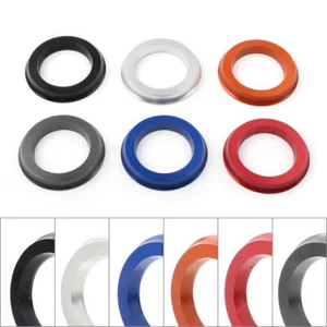 Motorrad Zündschlüssel Schalter Ring Abdeckung Schlüsselloch Kreis Kappe Abdeckung Universal - Bild 1 von 12