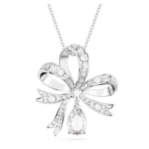 Fiocco ciondolo Swarovski Volta nuovo con scatola, grande, bianco, rodiato - 5647561 - Foto 1 di 7