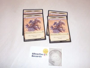 4 Carte Gettone Kavu Ufficiali Magic The Gathering Commander FANTASTICHE! - Foto 1 di 1