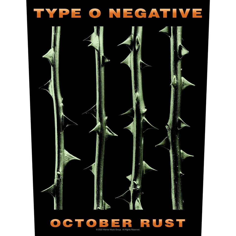 type o negative official XLG back patch -october rust - Image 1 of 1