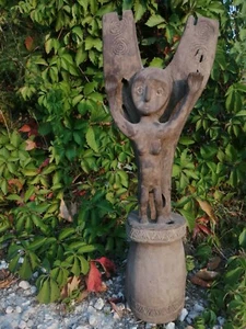 Statua Antica Etnica XX Secolo - Foto 1 di 9