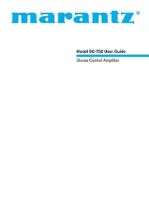 Minolta Instrucciones para Marantz SC-7 S2 - Imagen 1 de 1