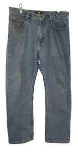 Vans V96 Relaxed Herren 30 x 32 dunkelblau Waschung gerades Bein Skater Denim Jeans - Bild 1 von 5