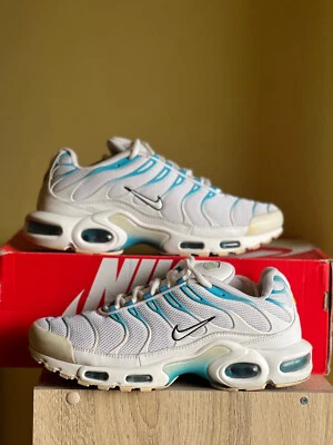 Nike Air Max Plus Tn White Fury Blue 42 8.5 Supreme  tuned OG Atlanta Atl - Photo 1/4