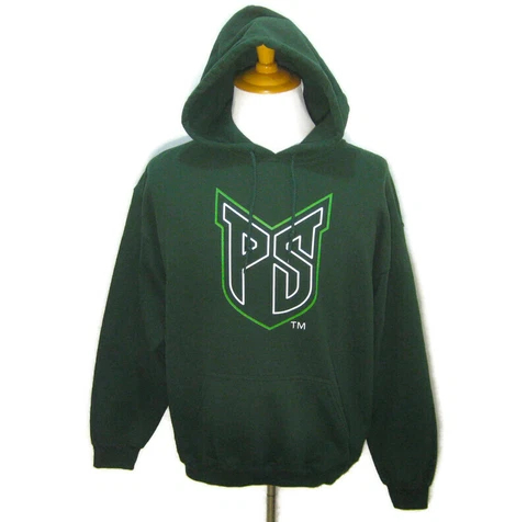 PORTLAND STATE Vikings Men's (Size Large) Green Hoodie Hooded Sweatshirt Cotton Cover
