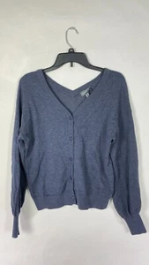 Cárdigan Anybody para mujer con cuello en V con botones manga 3/4 estampado gris talla XS. - Imagen 1 de 7