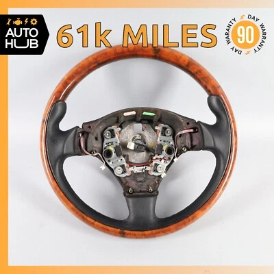 03-19 Volante Maserati GranTurismo M145 Quattroporte madera de nogal OEM 61k Foto 1 de 4