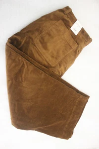 Kostenlose montagefreie braune Cord-Weitbeinhose Damen Größe 22 neu mit Etikett - Bild 1 von 5