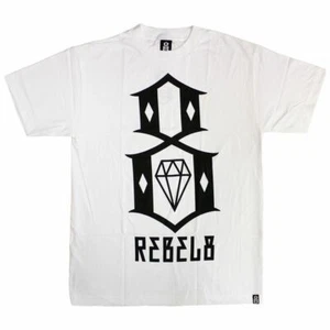Rebel8 Logo T-shirt White - Picture 1 of 1