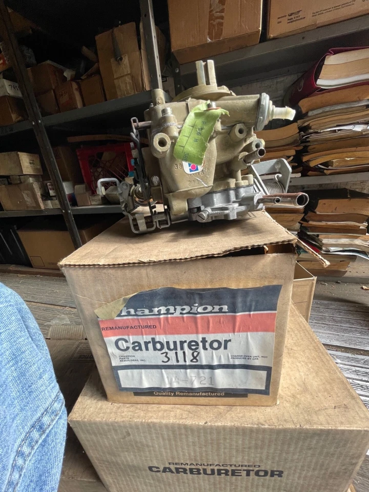 14-721 Holley 1bbl carb carburetor  Keller 1975 1976 1977 dodge products 6 cyl - Image 1 of 1