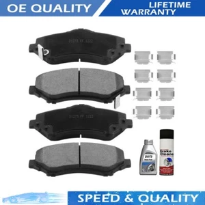 4PCS Front Brake Pads W/Brake Fluid For Dodge Grand Caravan Journey P1273 - Foto 1 di 6