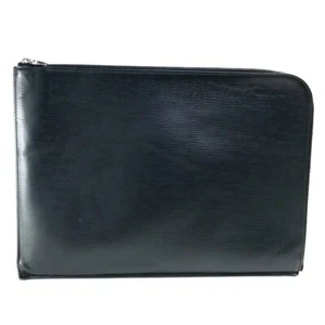 LOUIS VUITTON M64153 Epi Pochette Jules GM NM Clutch bag Hand Bag Leather Black - Picture 1 of 11