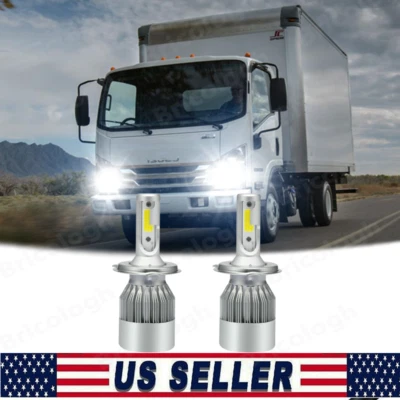 2x LED Headlight Lamp Bulbs Conversion Kit For Isuzu NP-R NQ-R NPR NQR 2008-2013 - Image 1 of 4