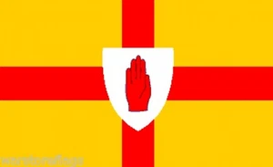 BANDERA ULSTER 18""X12"" ANTRIM IRLANDA DEL NORTE TYRONE BARCOS CASAS ÁRBOL BANDERAS BARCO - Imagen 1 de 1