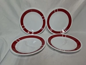 CORELLE Vintage URBAN RED Piatti da Dessert/Insalata, Set di 4, Ritirati, 6,75" - Foto 1 di 4